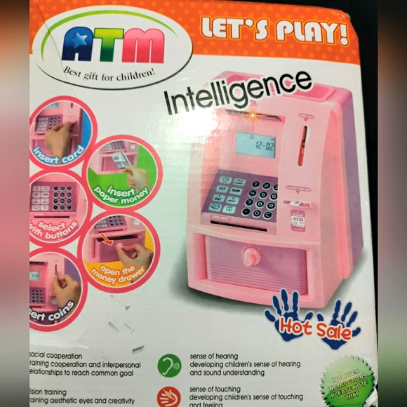 Pink ATM Bank toy - Picture 7 of 7
